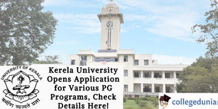 Kerela University Opens Application for Various PG Programs, Check Details Here!